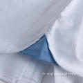 Chemises de traitement formelles en coton à manches longues pour hommes élégants
